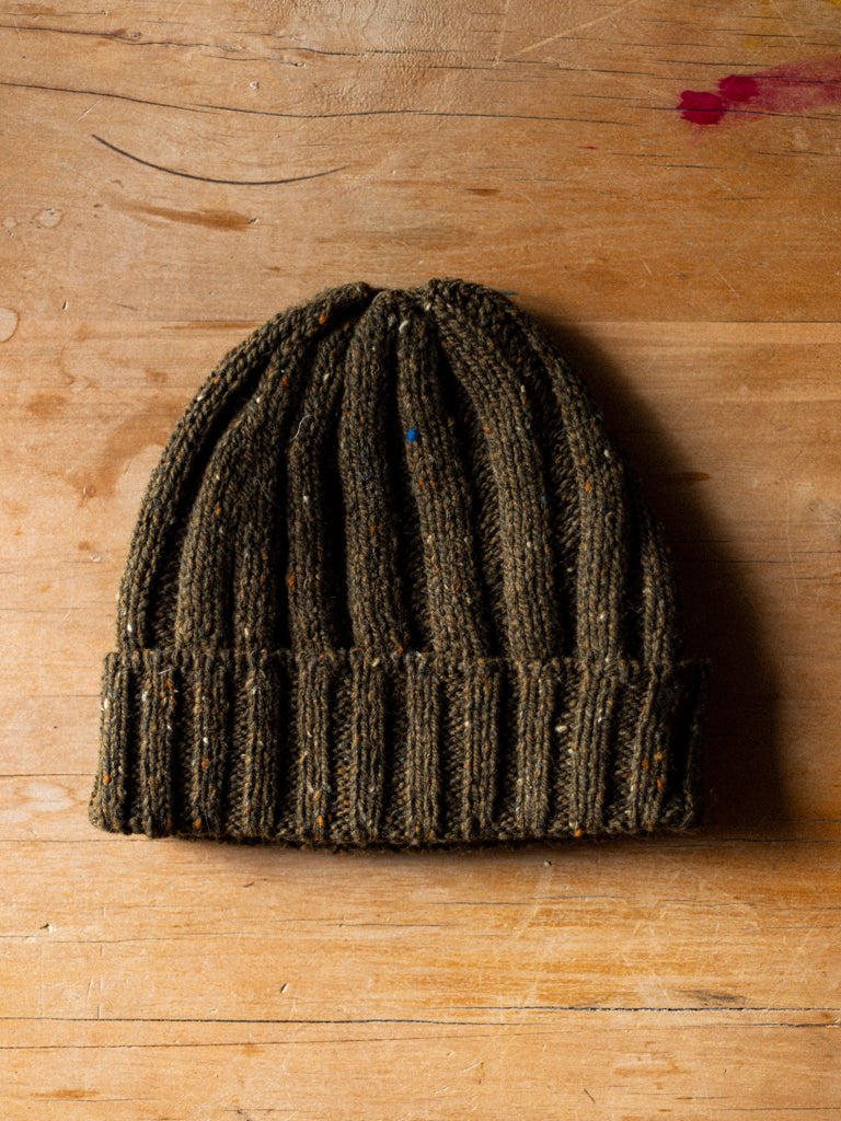 Fisherman ~ Donegal Ribbed Beanie