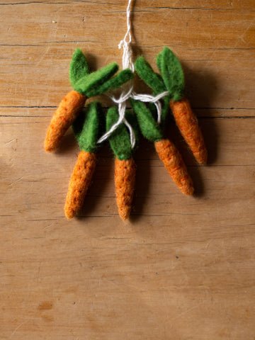 Handmade Felt Carrot