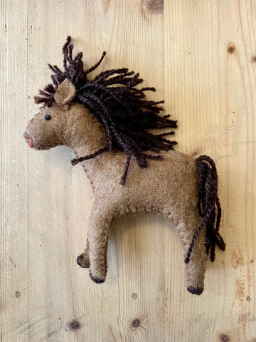 Handmade Felt Horse