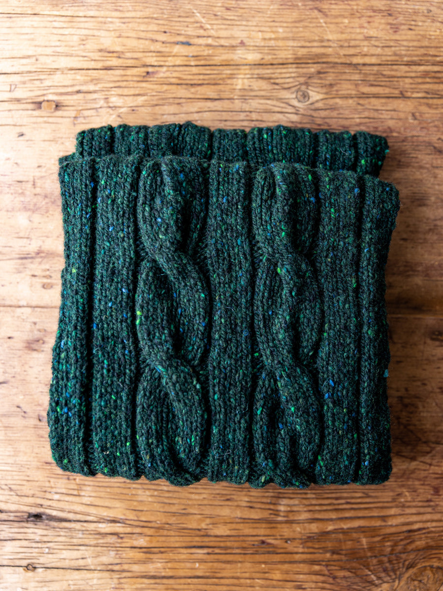 Fisherman ~ Donegal Cable Knit Scarf