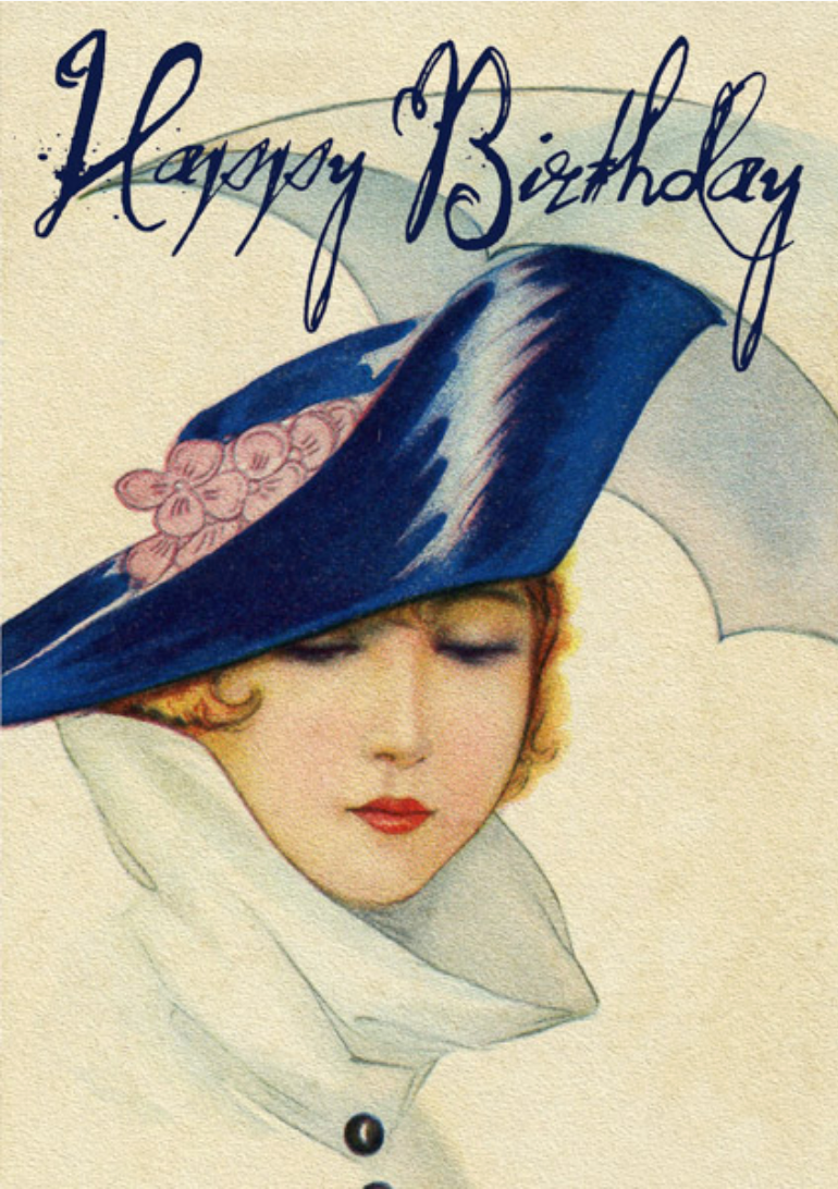 Vintage Gift Cards - Happy Birthday Collection