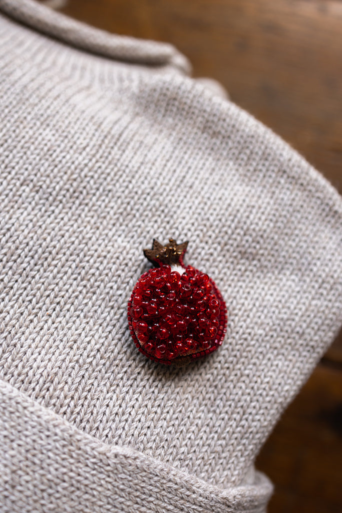 Hand Embroidered  Brooch Pin (Assorted)