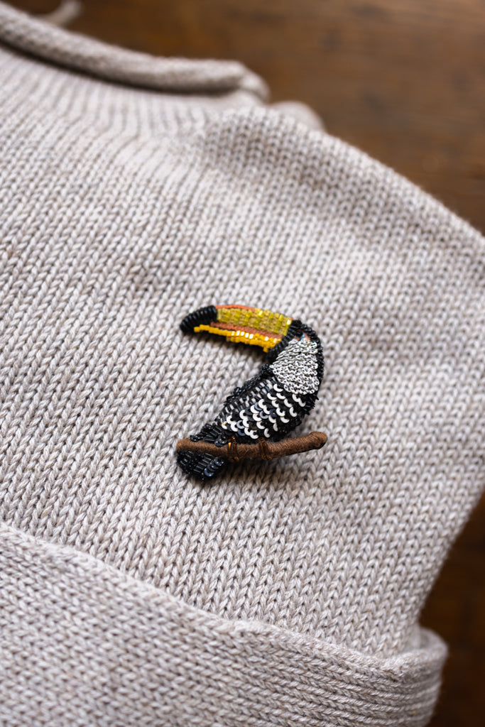 Hand Embroidered  Brooch Pin (Assorted)