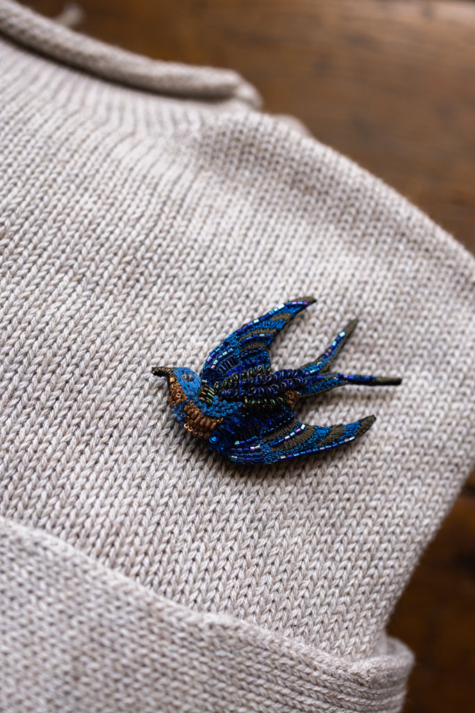 Hand Embroidered  Brooch Pin (Assorted)