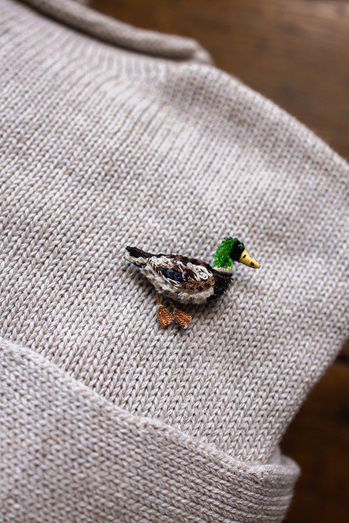 Hand Embroidered  Brooch Pin (Assorted)