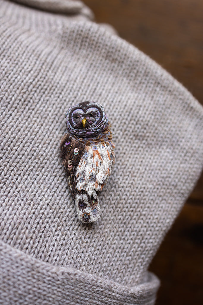 Hand Embroidered  Brooch Pin (Assorted)