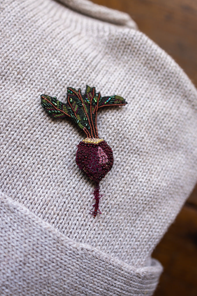 Hand Embroidered  Brooch Pin (Assorted)