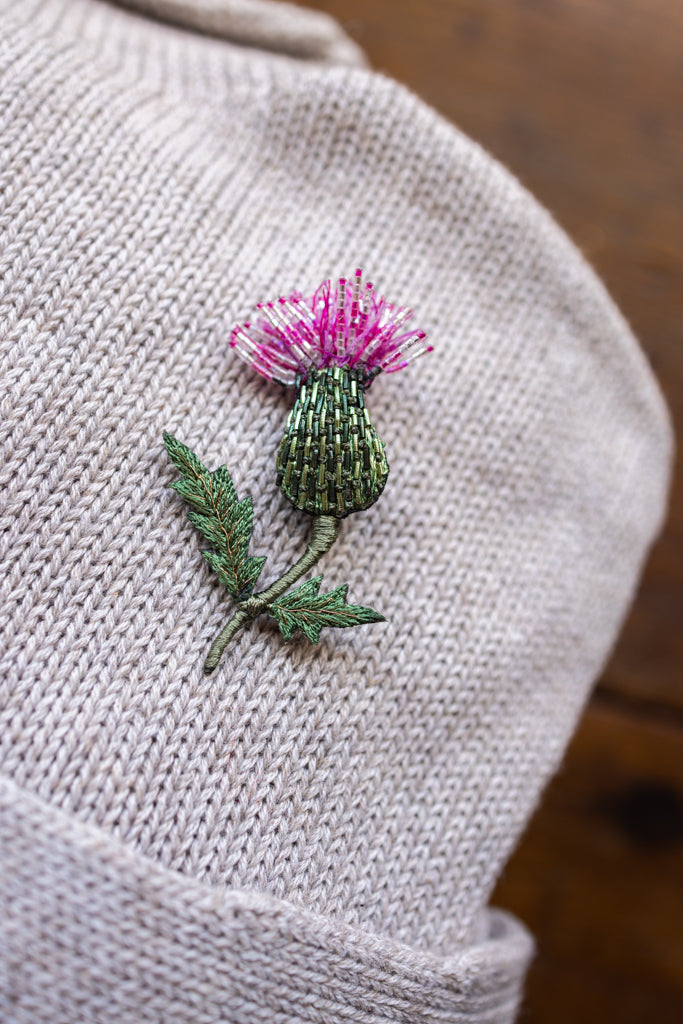 Hand Embroidered  Brooch Pin (Assorted)