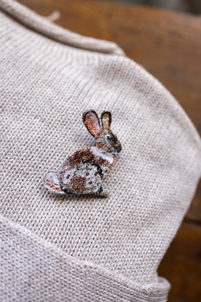 Hand Embroidered  Brooch Pin (Assorted)