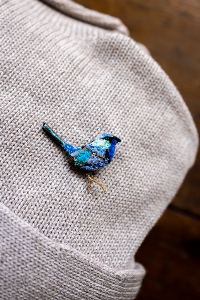 Hand Embroidered  Brooch Pin (Assorted)