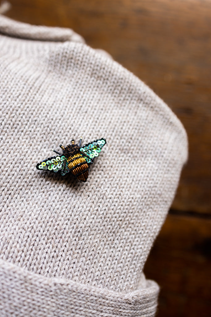 Hand Embroidered  Brooch Pin (Assorted)