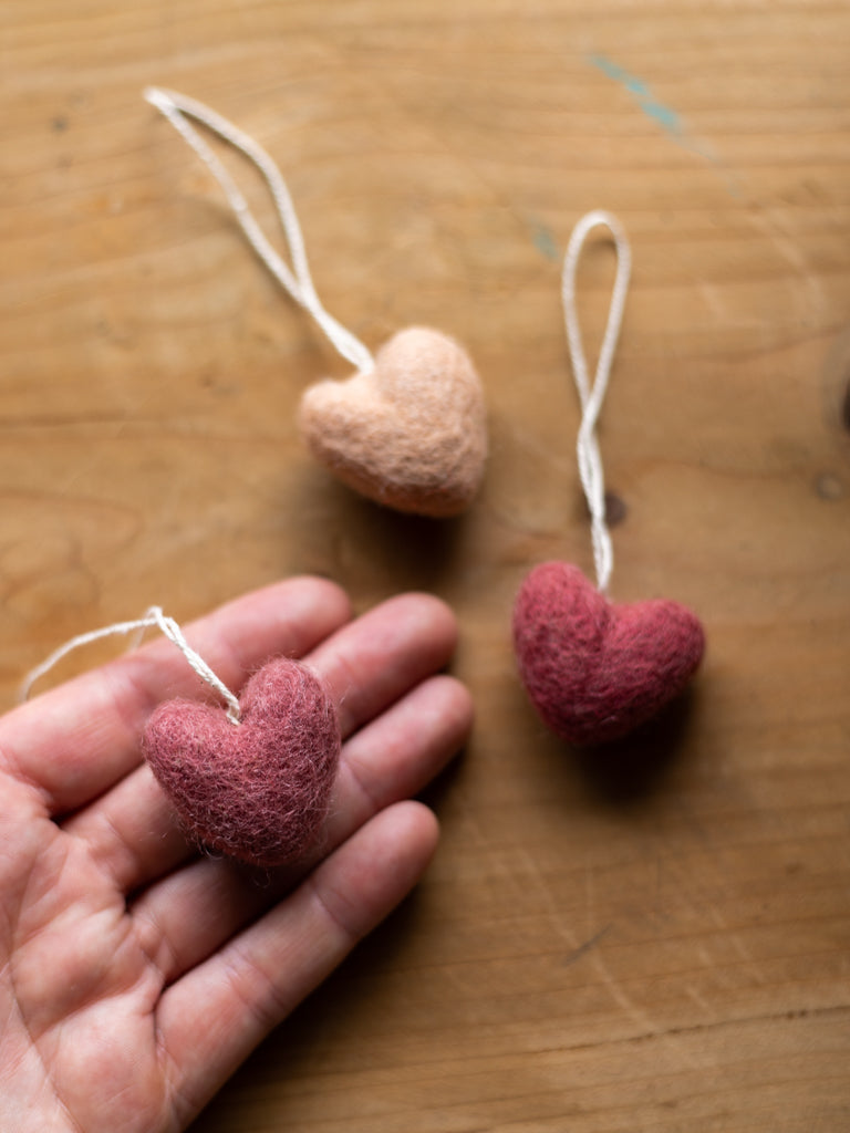 Handmade Felt (Lovely) Love Heart