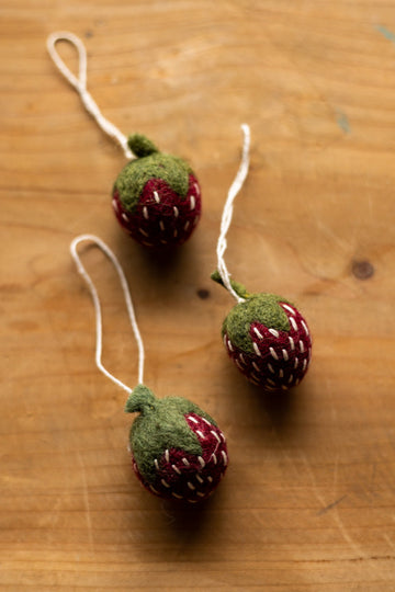 Handmade Felt Strawberry