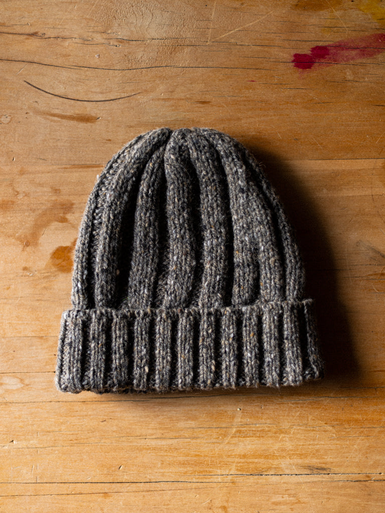 Fisherman ~ Donegal Ribbed Beanie