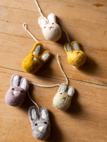 Handmade Felt Mini Bunny
