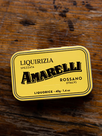 Amarelli Rossano Yellow Liquorice Tin