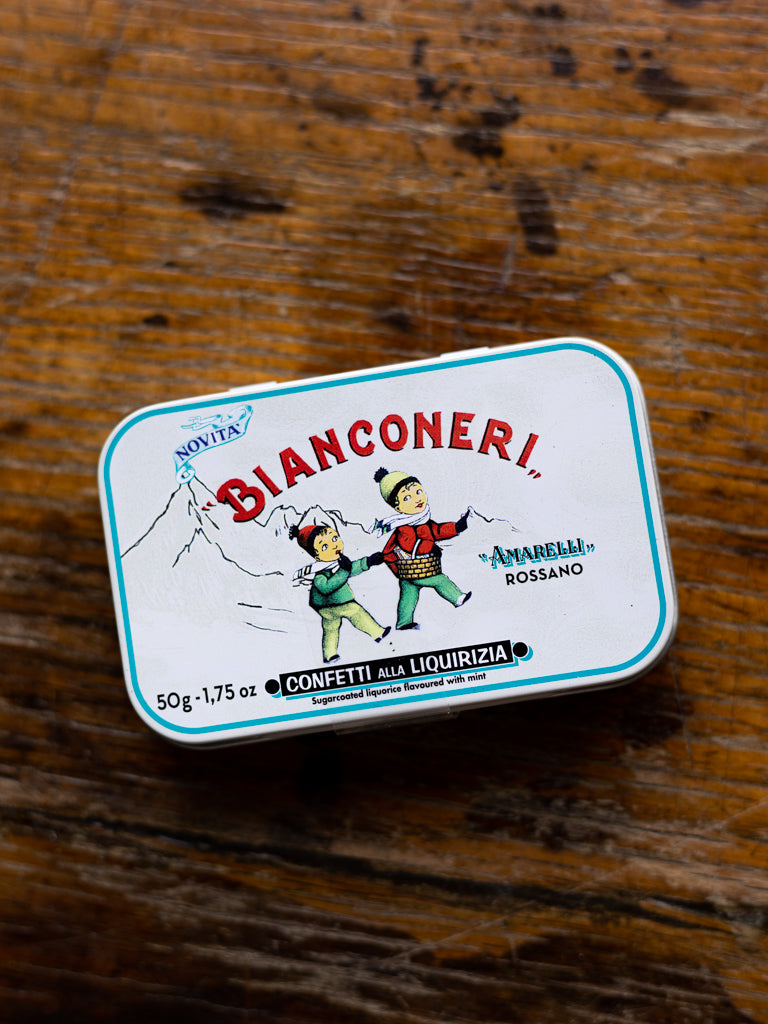 Amarelli Bianconeri Liquorice Tin