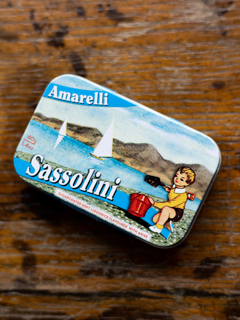 Amarelli Sassolini Liquorice Tin