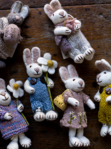 Handmade Felt Rabbits