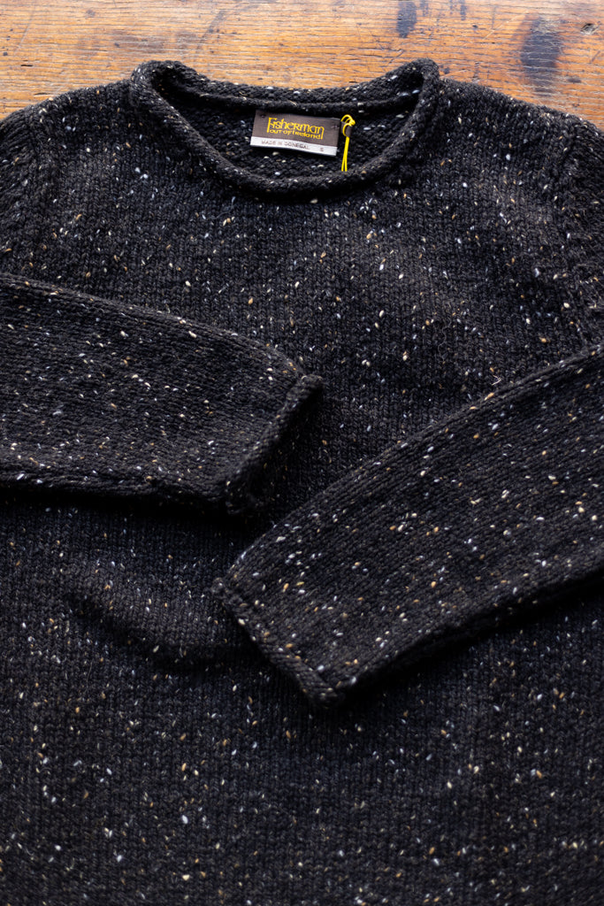 Fisherman ~ Donegal Mens Rolled Edge Sweater