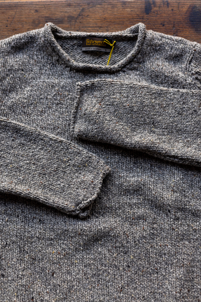Fisherman ~ Donegal Mens Rolled Edge Sweater
