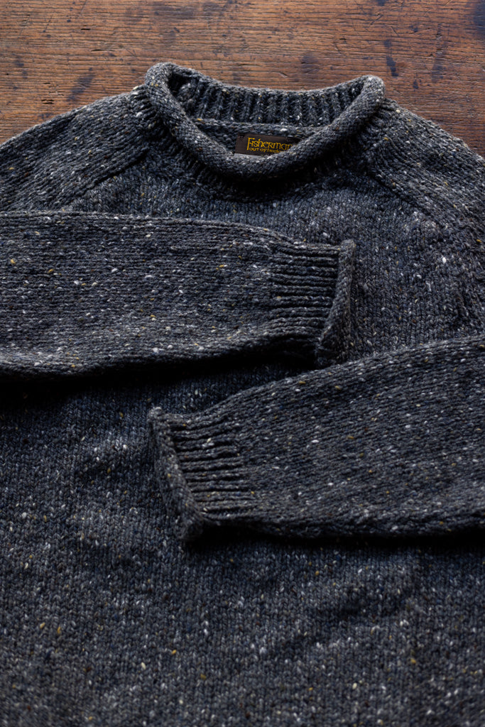 Fisherman ~ Donegal Mens Saddle Neck Jumper