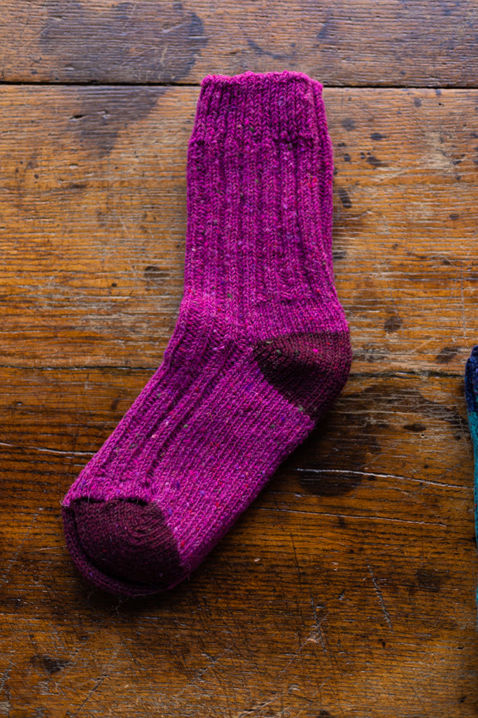 Avoca ~ Wild & Woolly Irish Socks (Womens)