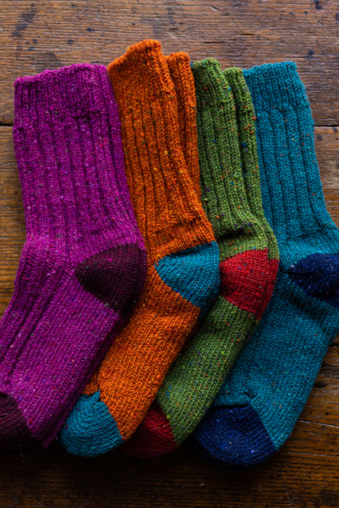 Avoca ~ Wild & Woolly Irish Socks (Womens)