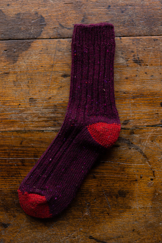 Avoca ~ Wild & Woolly Irish Socks (Mens)