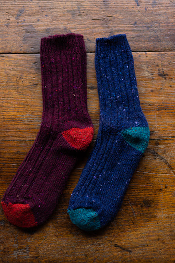 Avoca ~ Wild & Woolly Irish Socks (Mens)