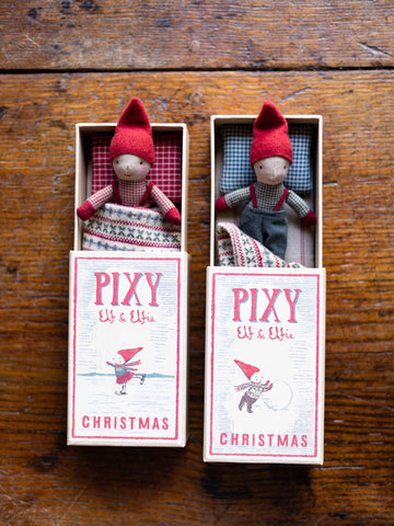 Maileg - Pixy Elf dans une boîte d'allumettes