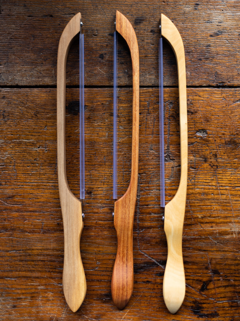 Couteau à arc de violon en bois de Tasmanie 