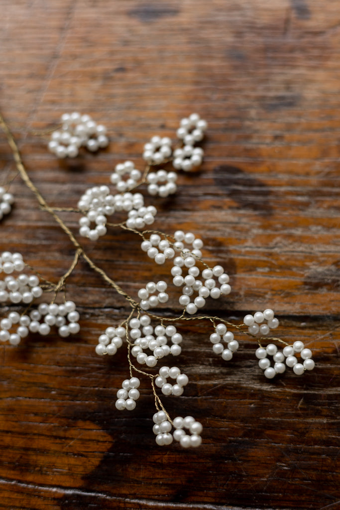 Pearlescent Sprig Decoration