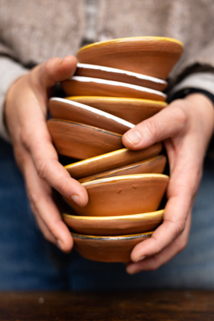 Beryl Earthenware Small Round Dish