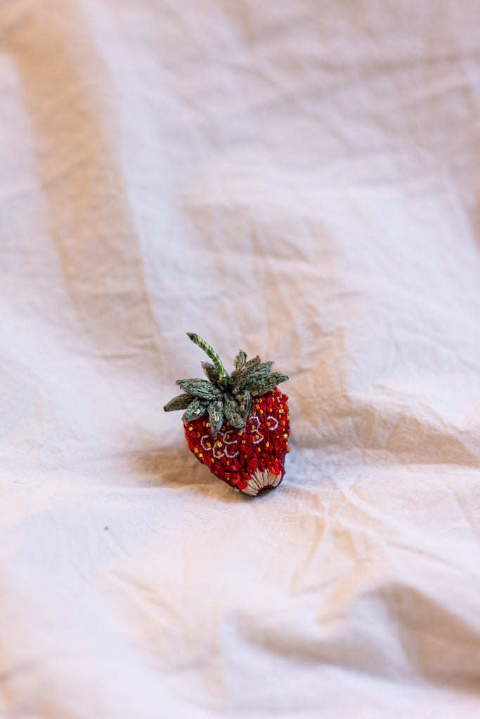 Hand Embroidered  Brooch Pin (Assorted)