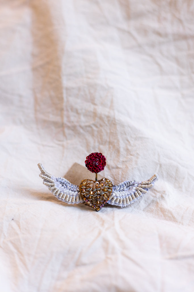 Hand Embroidered  Brooch Pin (Assorted)