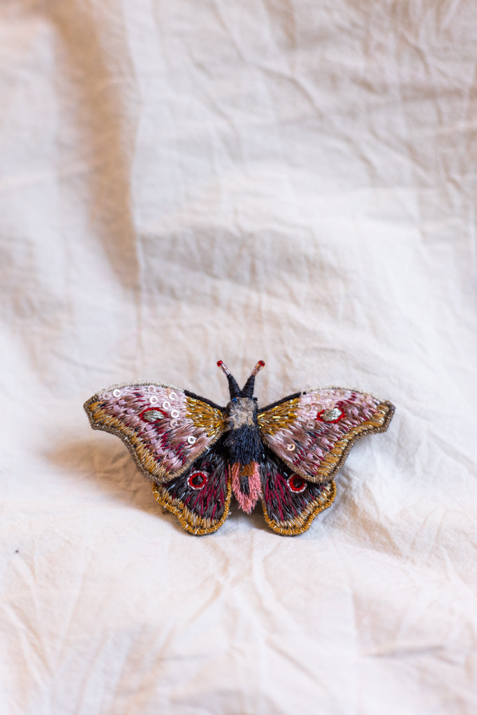 Hand Embroidered  Brooch Pin (Assorted)