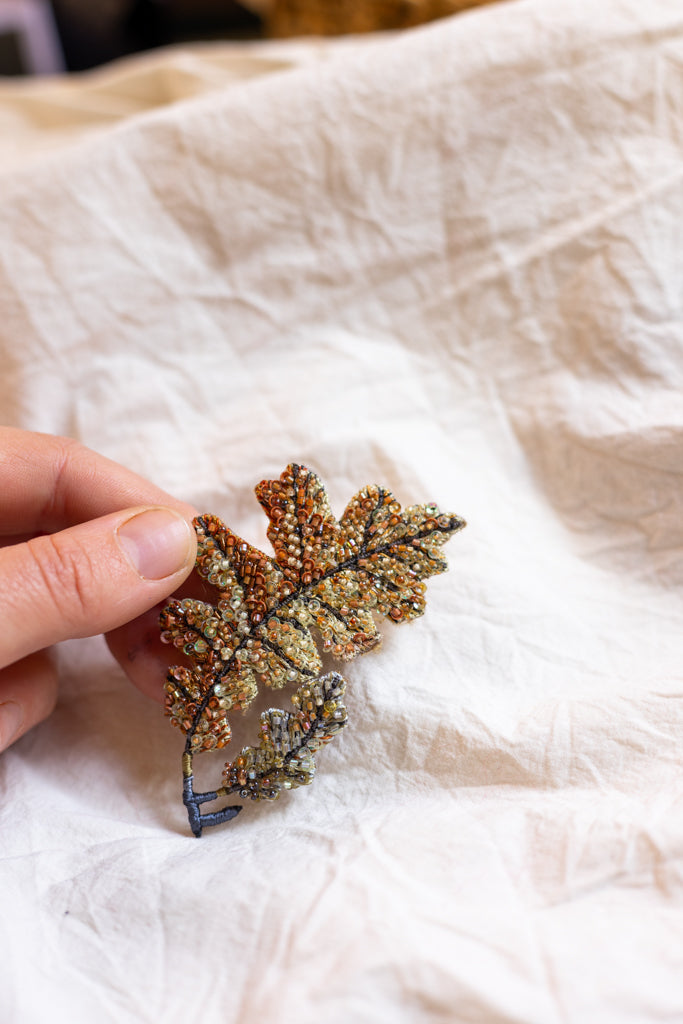 Hand Embroidered  Brooch Pin (Assorted)