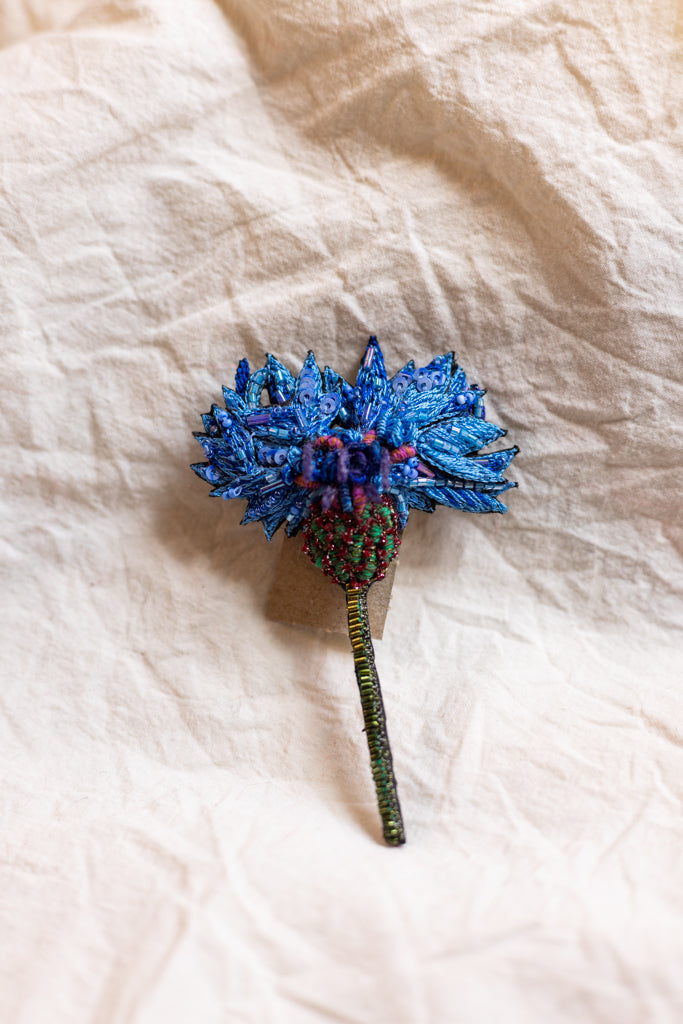 Hand Embroidered  Brooch Pin (Assorted)