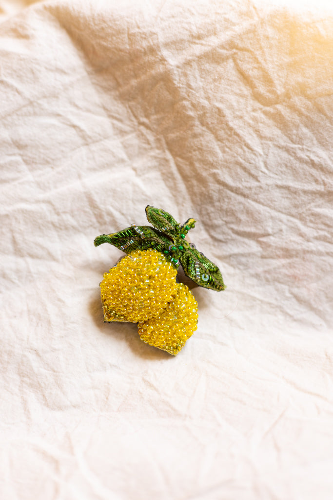 Hand Embroidered  Brooch Pin (Assorted)