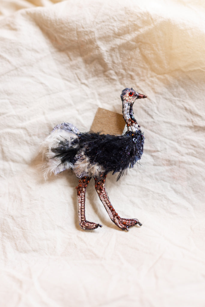 Hand Embroidered  Brooch Pin (Assorted)