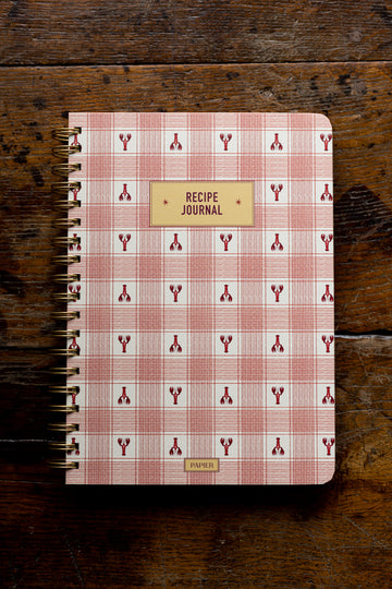 PAPIER ~ Recipe Journal (Lobster)