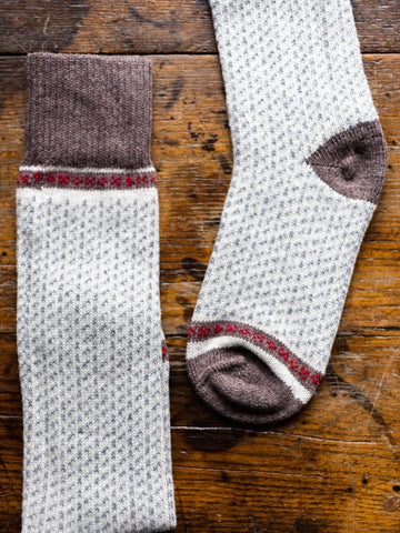 SKAFTÖ SNÖ Swedish Wool Sock