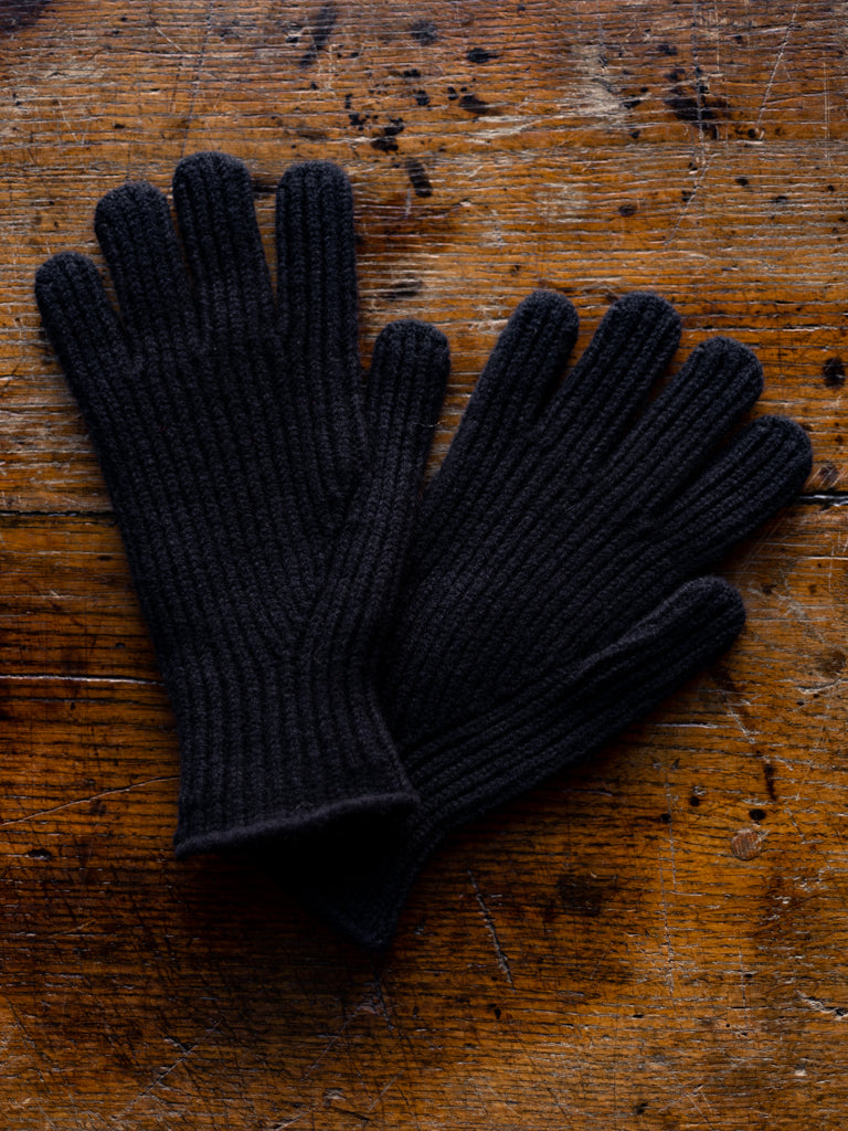 Clyde Ribbed Lambswool Gloves