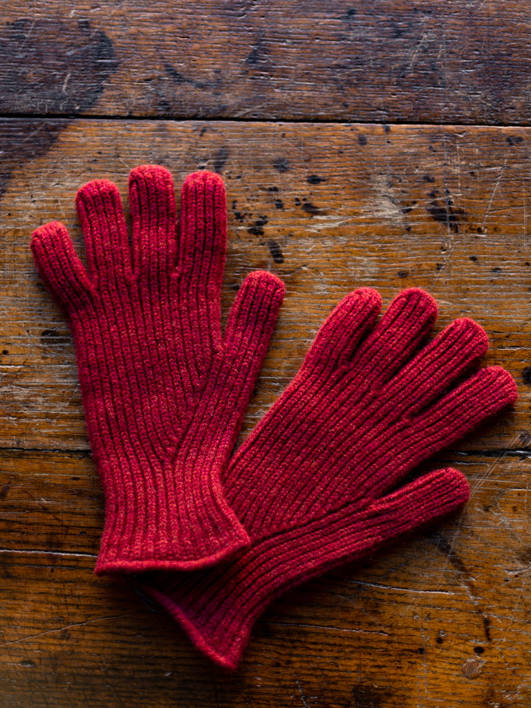 Clyde Ribbed Lambswool Gloves
