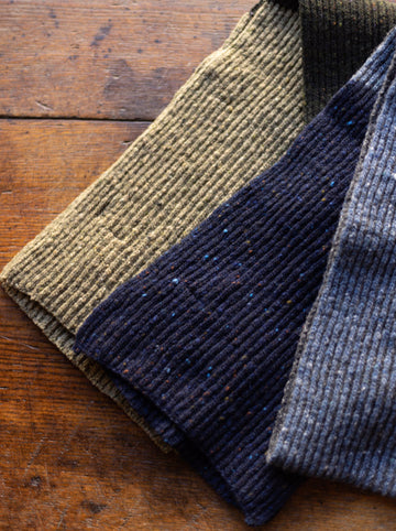 Shin Flecked Scottish Wool Scarf
