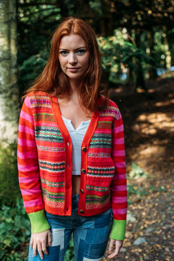 ERIBÉ Stobo V Neck Cardigan