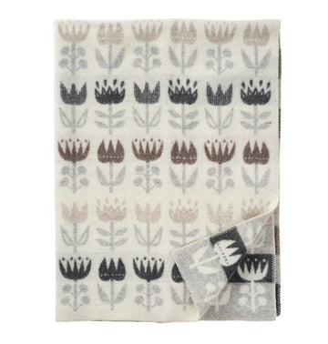 Klippan Swedish Wool Blanket - Tulips