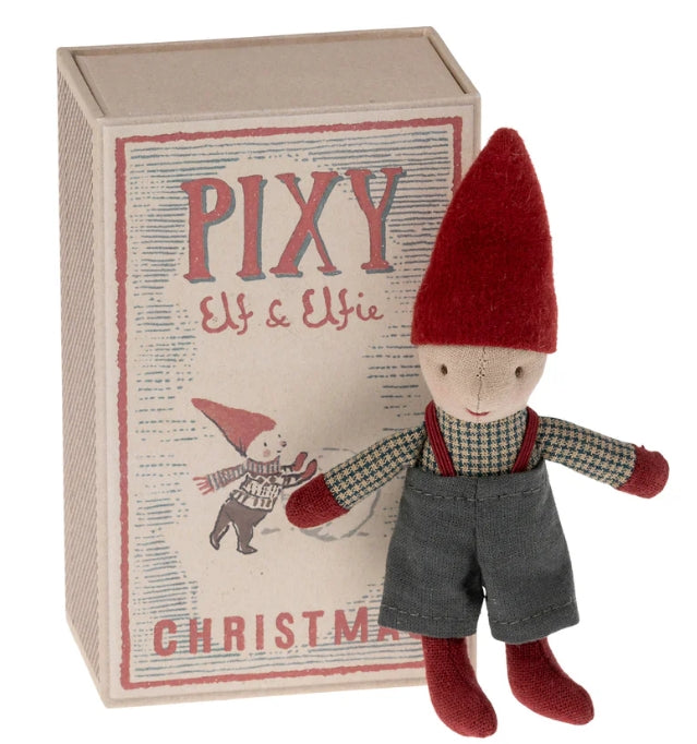 Maileg - Pixy Elf and Elfie in Match Box