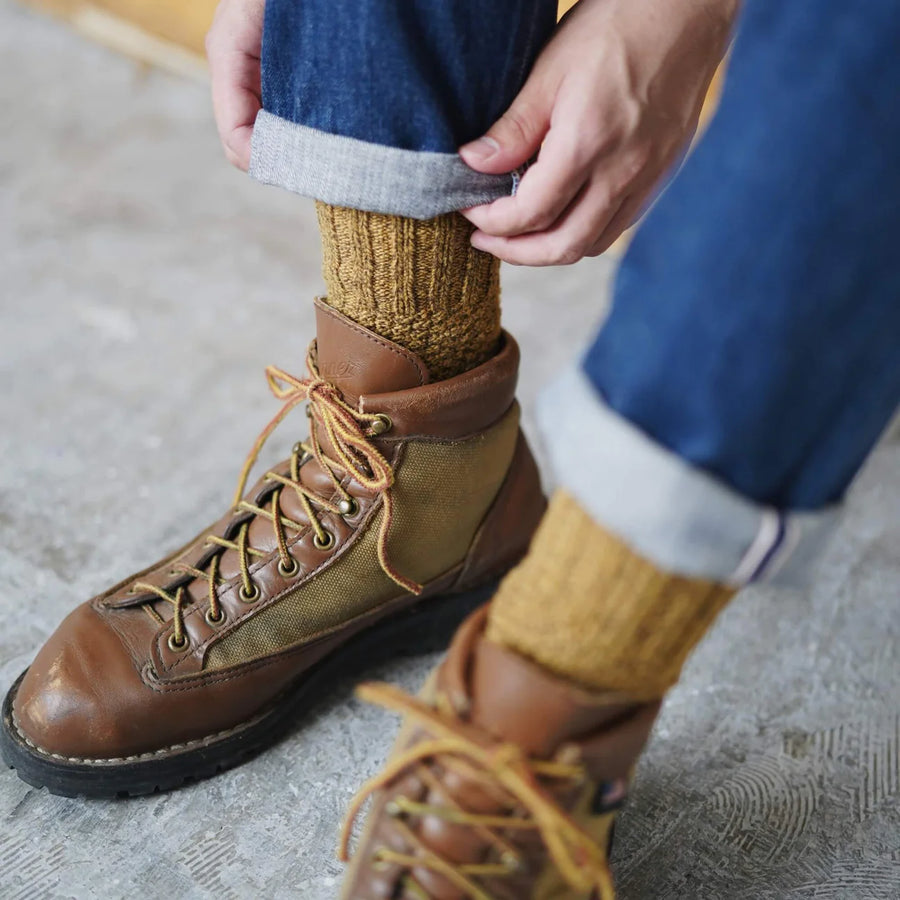 Japanese Wool & Cotton Boot Socks